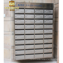 Customized 304 Free Standing Stainless Steel Apartment Postbox